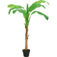 Berkfield Home Artificial Banana Tree with Pot 180 cm Green