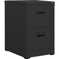 Berkfield Home Filing Cabinet Anthracite 46x62x72.5 cm Steel in Black