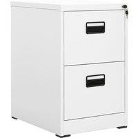 Berkfield Home Filing Cabinet White 46x62x72.5 cm Steel