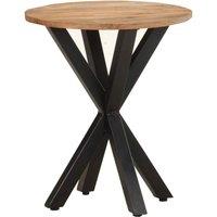 Berkfield Home Side Table 48x48x56 cm Solid Acacia Wood in Brown | Size: 48 x 48 x 56 cm