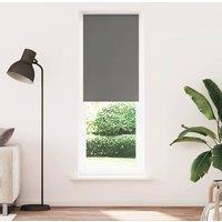 Berkfield Home Roller Blind Blackout Grey 75x230 cm Fabric Width 70.7 cm Polyester