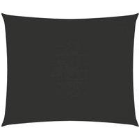 Berkfield Home Sunshade Sail Oxford Fabric Rectangular 3x4 m Anthracite in Black