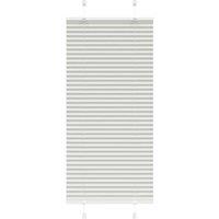 Berkfield Home Pleated Blind Light Grey 55x100 cm Fabric Width 54.4 cm Polyester