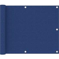 Berkfield Home Balcony Screen Blue 75x300 cm Oxford Fabric