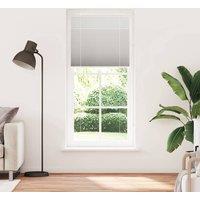 Berkfield Home Pleated Blind Light Grey 85x200 cm Fabric Width 84.4 cm Polyester