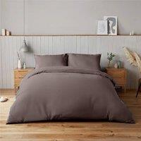 Voltico Silentnight Supersoft King Size Duvet Cover Set in Charcoal