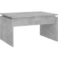 Berkfield Home Coffee Table Concrete Grey 68x50x38 cm Engineered Wood | Size: 68 x 50 x 38 cm