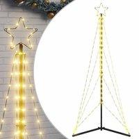 Berkfield Home Christmas Tree Light 363 LEDs Warm White 182 cm