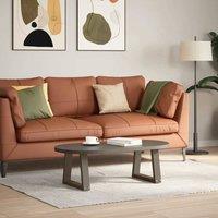 Berkfield Home Dining Table Legs V-Shape 2 pcs Natural Steel 40x(30-31.3) cm Steel in Brown