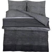 Berkfield Home Duvet Cover Set Dark Grey 200x220 cm Cotton