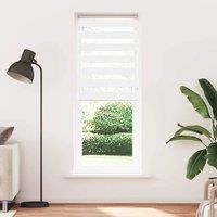 Berkfield Home Zebra Blind White 70x230 cm Fabric Width 65.9 cm Polyester