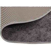 Berkfield Home Rug Washable 120 cm Grey Anti Slip | Size: 100 cm diameter