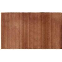 Berkfield Home Rug Rectangular Brown 60x100 cm Bamboo | Size: Medium