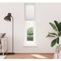 Berkfield Home Pleated Blind White 50x200 cm Fabric Width 49.4 cm Polyester