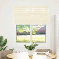 Berkfield Home Pleated Blind Cream 105x150 cm Fabric Width 104.4 cm Polyester