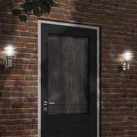 Berkfield Home Outdoor Wall Light Silver Stainless Steel