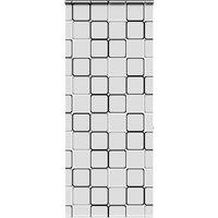 Berkfield Home Shower Roller Blind with Cassette 90x240 cm Fabric Width 86 cm in Black
