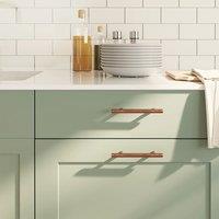 Berkfield Home Cabinet Handles 20 pcs Bronze 96 mm Stainless Steel in Brown