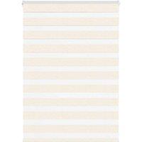 Berkfield Home Zebra Blind Marble Beige 110x100 cm Fabric Width 105.9 cm Polyester