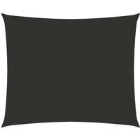 Berkfield Home Sunshade Sail Oxford Fabric Rectangular 2x3 m Anthracite in Black