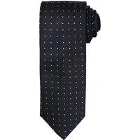 Premier Men's Micro Dot Pattern Formal Work Tie in Black