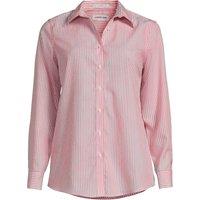 Lands' End Women's Non-Iron Cotton Shirt in Coral | Size: 8