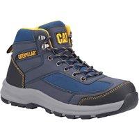 Caterpillar Men's 'Elmore Mid' Safety Boots in Navy | Size: 7