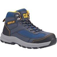 Caterpillar Men's 'Elmore Mid' Safety Boots in Navy | Size: 10