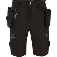 Regatta Professional Men's Detachable Holster Pocket Shorts in True Black | Size: 44R