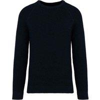 Native Spirit Men's Chunky Knit Sweatshirt in Navy | Size: XL