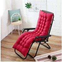 Living and Home Comfortable Lounge Cushion, 48cm W x 170cm D x 8cm H in Red | Size: 48 cm W x 170 cm D x 8 cm H