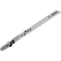 Bosch T 101 Br Clean For Wood Jigsaw Blades 100mm Pack Of 5 in Grey
