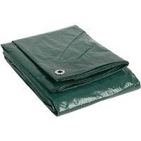 Blackspur Waterproof Tarpaulin - 12ft x 18ft in Green