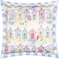 Furn Beach Huts Square Outdoor Cushion | Size: 43 cm x 43 cm