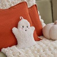 OHS Ghost Soft Plush Microwaveable Heat Pad in Cream