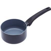 MasterClass Ceramic Non-Stick Induction-Ready Milk Pan, 14cm in Black