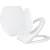 Harbour Housewares Soft Close Family Toilet Seats - White - Pack of 2