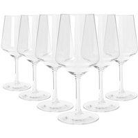 Argon Tableware Reusable Plastic Wine Glasses - 500ml - Pack of 6 in Clear