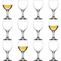 LAV Misket White Wine Glasses - 170ml - Pack of 12 in Clear