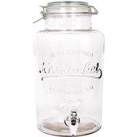 Rink Drink Glass Drinks Dispenser with Tap 6.5L in Clear