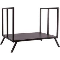 Hammer and Tongs Fireside Log Storage Rack Black