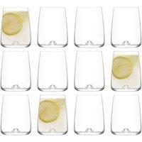 LAV Terra Tumbler Glasses - 360ml - Clear - Pack of 12