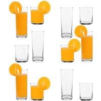 LAV Liberty Glassware 12 Piece Set - Clear