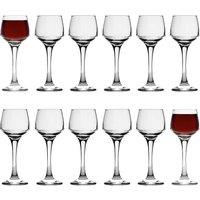 LAV Lal Sherry Glasses - 80ml - Clear - Pack of 12