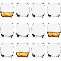 LAV Empire Whiskey Glasses - 405ml - Clear - Pack of 12
