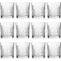 LAV Brit Whiskey Glasses - 325ml - Clear - Pack of 12