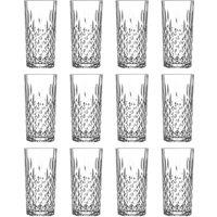 LAV 12x Odin Highball Glasses - 356ml Drinking Glassware Tumblers Set in Clear