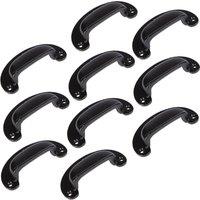 Hammer and Tongs Wide Lipped Cabinet Drawer Pull - W95mm x H40mm - Pack of 10 in Black | Size: 1000mm x 500mm