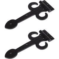 Hammer and Tongs Arrowhead T-Hinge - W230mm - Black - Pack of 2 | Size: 10000mm x 520mm