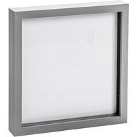Nicola Spring 3D Box Photo Frame - 20 x 20 - Pack of 1 in Grey